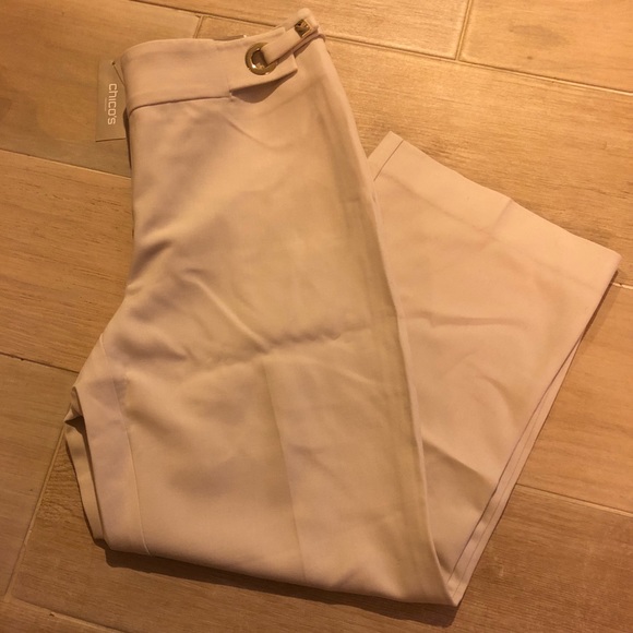 🆕 Chico’s Opal Crop Pants Soft 00 2 ankle new - Picture 6 of 8